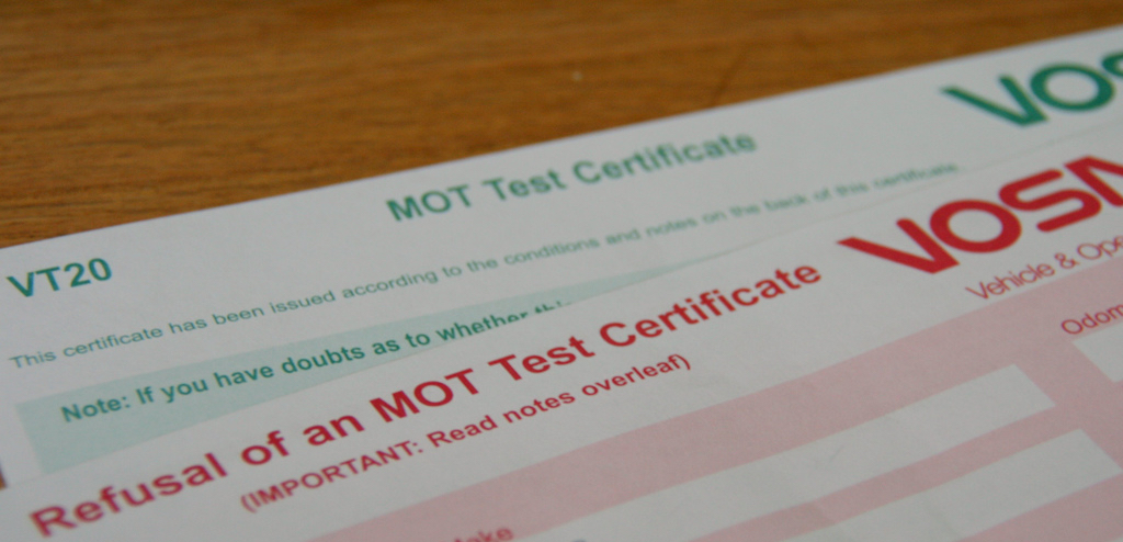 MOT certificates