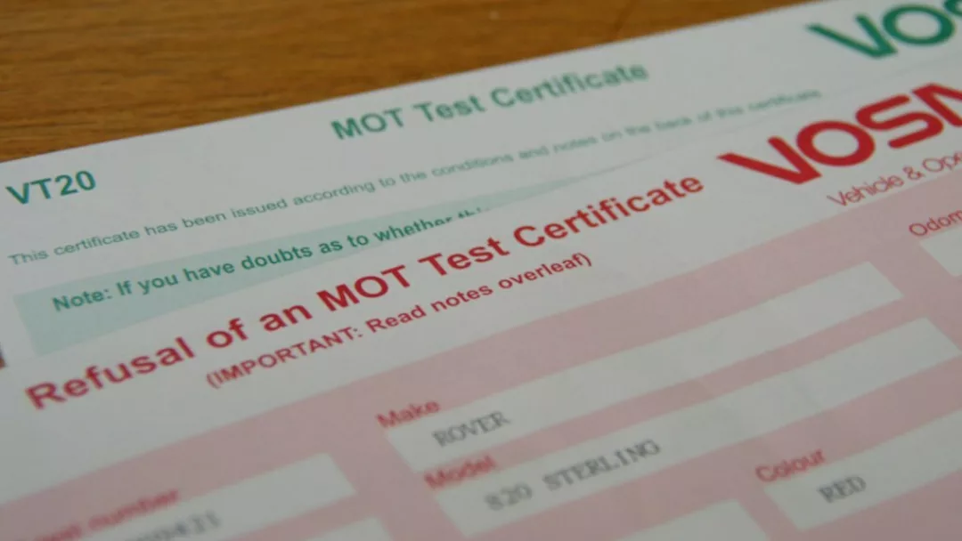 MOT certificates