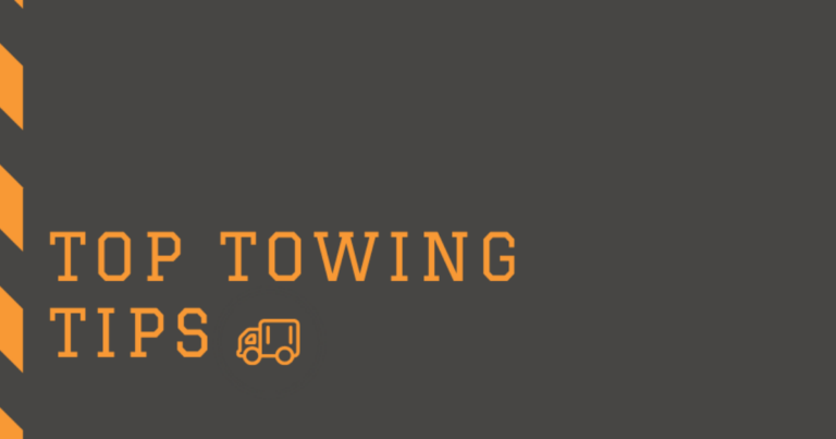 Our top 5 towing tips