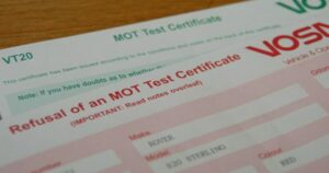 Driving without an MOT