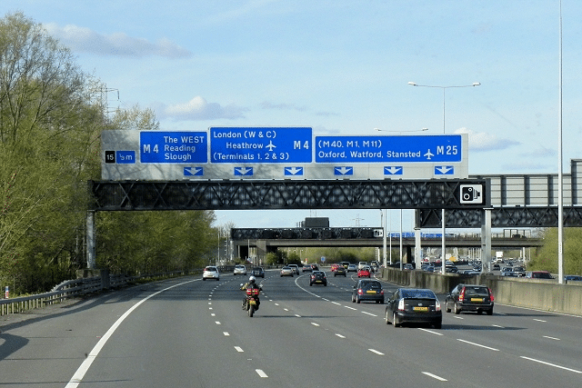 london orbital motorway, busiest motorway in Uk