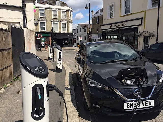 rapid chargers for EV in car parks or public chargers